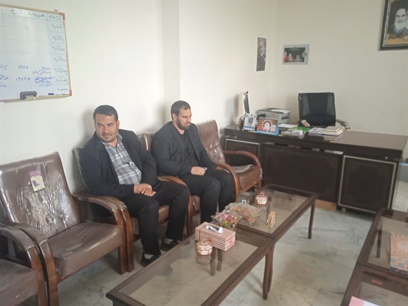 دیدار بخشدار سجاسرود با نماینده محترم ولی فقیه در سپاه خدابنده