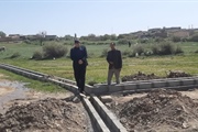 بازدید بخشدار سجاسرود از پروژه روستای خوش