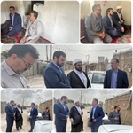 بازدید بخشدار محترم با خانواده های تحت پوشش کمیته امداد