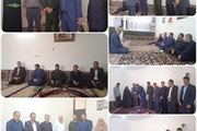 دیدار بخشدار محترم با خانواده معظم شهدای شهر سجاسرود