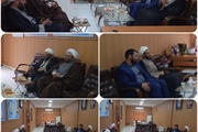 جلسه هم اندیشی و تبادل نظر بخشدار محترم با امامان جمعه سجاسرود و...