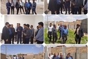 بازدید فرماندار و بخشدار محترم از پروژه های در دست اجرای روستای خوش