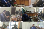 دیدار بخشدار محترم با آقای بختیاری دادستان محترم شهرستان خدابنده