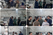 بازدید بخشدار محترم از کارگاه تولیدی