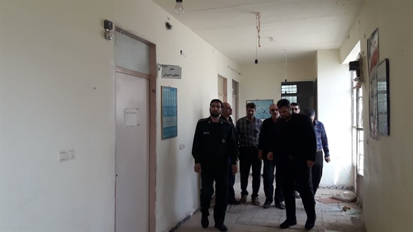بازدید بخشدار محترم از مدرسه روستای مزید آباد