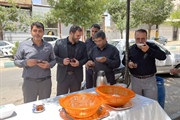 بازدید فرماندار محترم به همراه بخشدار از موکب های شهر سجاس