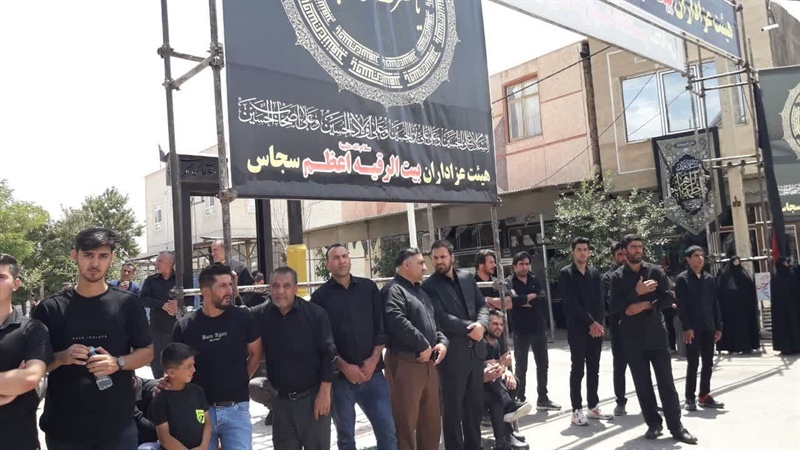 مراسم عاشورای حسینی و تعزیه خوانی با حضور بخشدار محترم