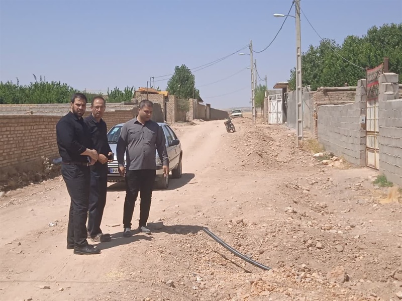 بازدید بخشدار محترم از روستای چنگور