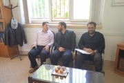 بازدید بخشدار محترم از اداره جهاد کشاورزی
