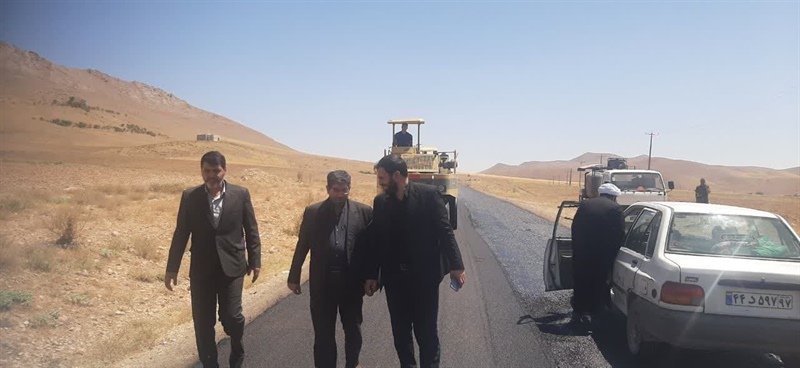 بازدید فرماندار محترم شهرستان، معاون فرماندار و بخشدار محترم سجاسرود از پروژه های بخش