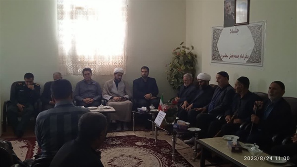 دیدار با امام جمعه محترم سجاسرود به مناسبت هفته دولت