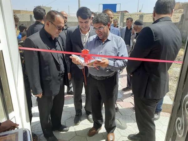 آیین افتتاح ساختمان دهیاری و پارک کودکان روستای خوش بخش سجاسرود