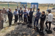 افتتاح پروژه آبرسانی روستای زرزر بخش سجاسرود