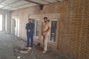 پروژه در حال احداث سالن کشتی شهر سجاس