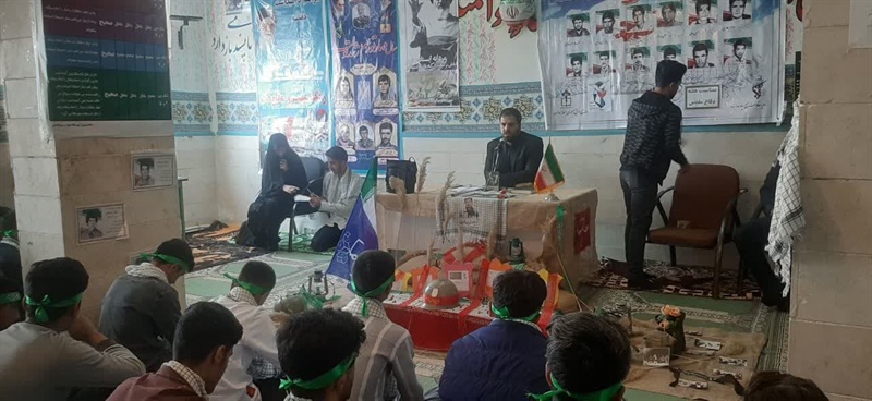 مراسم یادواره شهدای دانش آموز در روستای بولاماجی برگزار گردید