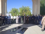 مراسم غبار روبی و عطر افشانی مزار مطهر شهدای گمنام و شهدای شهر سجاس