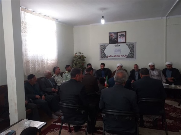 مراسم دیدار بخشدار محترم با امام جمعه سجاسرود حجت الاسلام والمسلمین حاج آقا اصلانی