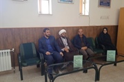 بازدید امام جمعه محترم به همراه بخشدار سجاسرود از کتابخانه عمومی شهر