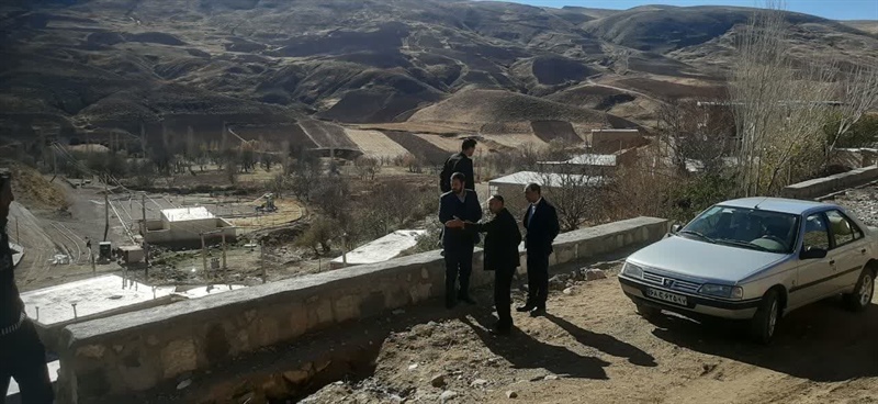 بازدید بخشدار محترم از روستای گوران