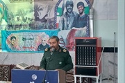 مراسم یادواره شهدا باحضور بخشدار محترم برگزار شد