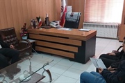 جلسه بخشدار محترم سجاسرود با رئیس نظام مهندسی شهرستان خدابنده