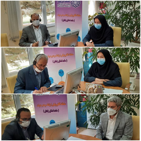 پاسخگویی مدیر کل فرهنگ و ارشاد اسلامی، مدیر عامل شرکت گاز و مدیر کل آموزش فنی و حرفه ای استان به درخواست ها و شکایات مطرح شده از سوی مردم در تماس با تلفن 111 سامد