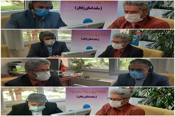 پاسخگویی فرماندار شهرستان خرمدره، فرماندار شهرستان ابهر، فرماندار شهرستان سلطانیه و فرماندار شهرستان خدابنده به درخواست ها و شکایات مطرح شده از سوی مردم در تماس با تلفن 111 سامد