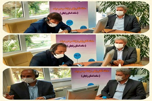 پاسخگویی مدیر کل بنیاد شهید و امور ایثارگران استان، مدیر کل امور اقتصادی و دارایی استان و مدیر کل راه و شهرسازی استان به درخواست ها و شکایات مطرح شده از سوی مردم در تماس با تلفن 111 سامد