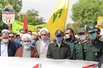 راهپیمایی روز قدس در زنجان با حضور اقشار مختلف مردم برگزار  شد