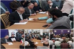 دیدار مردمی معاون پارلمانی رئیس جمهور، استاندار زنجان و نماینده ولی فقیه در سومین رو آغاز هفته دولت در مصلی نماز جمعه