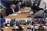 دیدار مردمی معاون پارلمانی رئیس جمهور، استاندار زنجان و نماینده...
