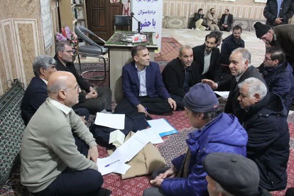 دیدارمردمی مدیران دستگاههای اجرایی به مناسبت آغاز چهل و پنجمین سالگردپیروزی انقلاب اسلامی در مساجداستان 1401/11/19